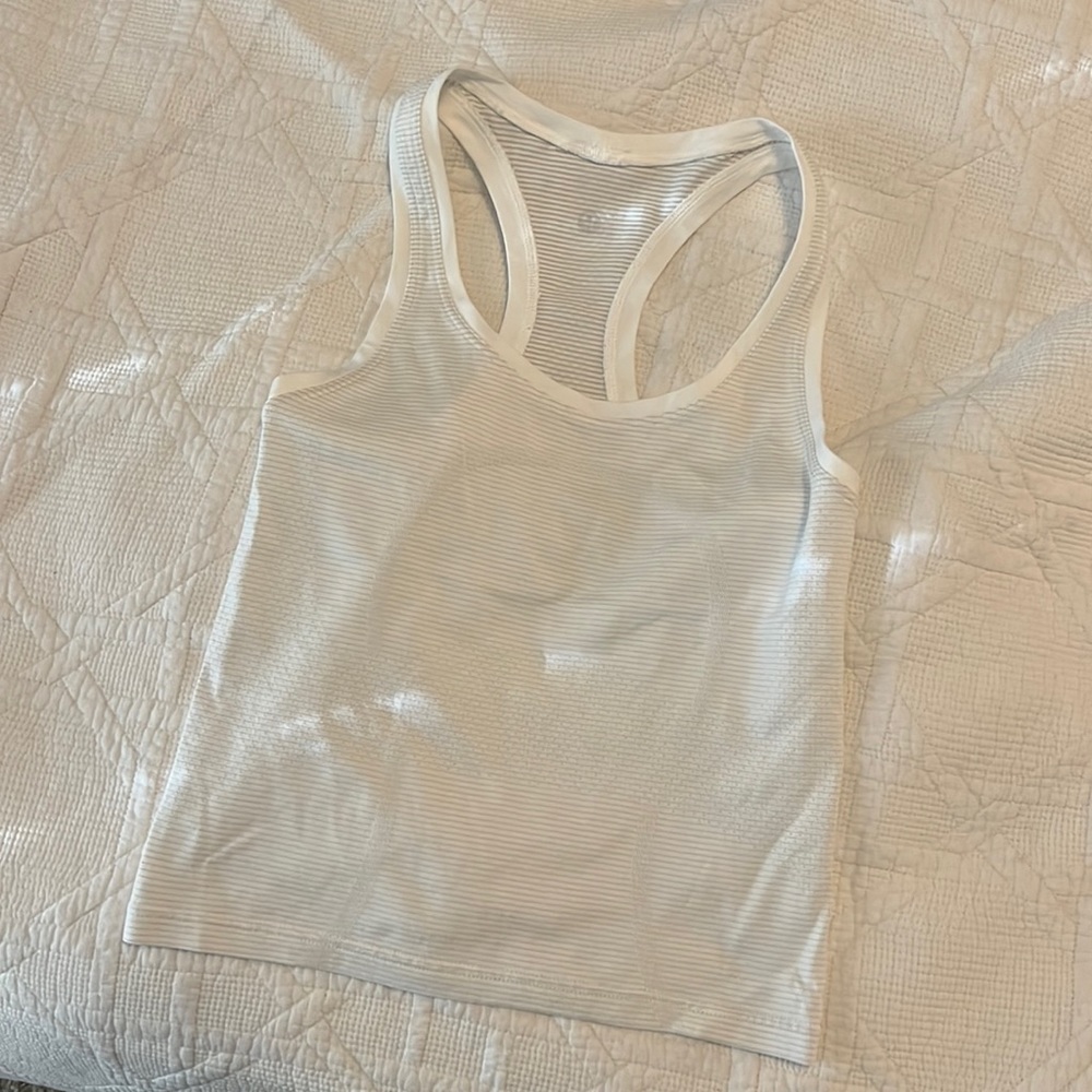 Lululemon run cool racer back tank size 4